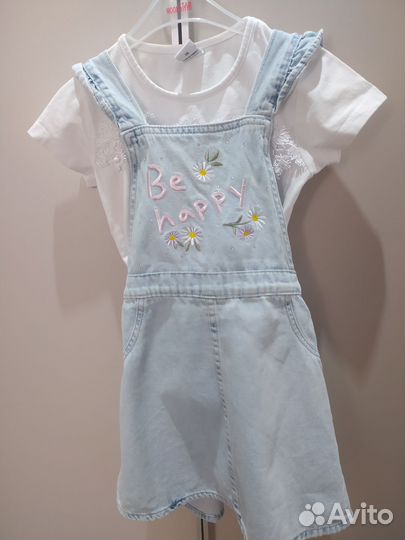 Джинсовый сарафан 122