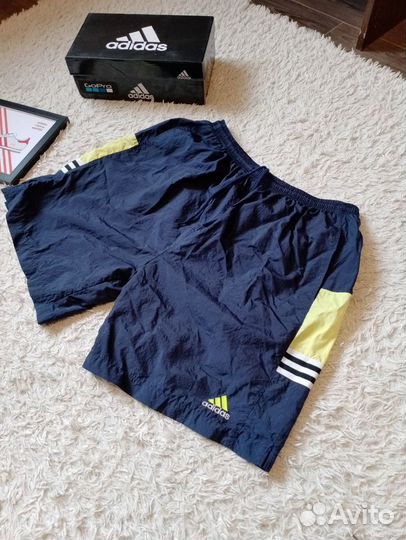 Нейлоновые шорты Adidas Vintage 80's (Бронь)