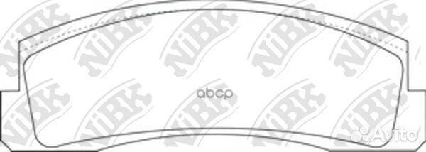 Колодки торм.пер. chevrolet Niva/lada Niva 01/9