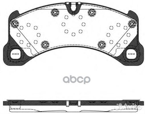 1345 50 колодки дисковые передние VW Touareg 3