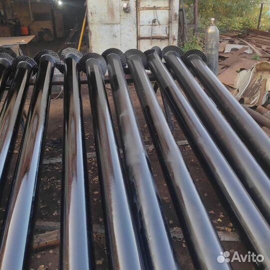 Винтовые сваи с монтажом