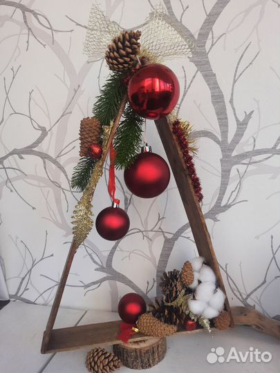 Елка, новогоднее украшение, арт елка