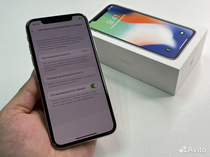 iPhone X 64gb (хороший, Акб 100%, Sim)