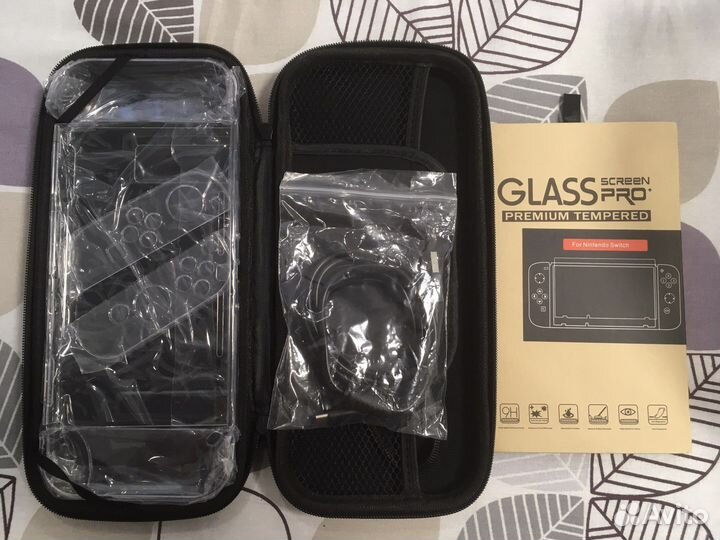 Nintendo Switch Защитный чехол,кейс,стекло,провод