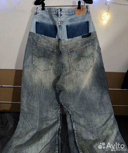 Джинсы balenciaga hybrid jeans