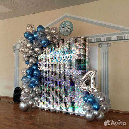 Оформление шарами, фотозона