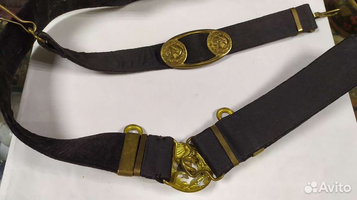 Ремень офицерский вмф с подвесом, СССР