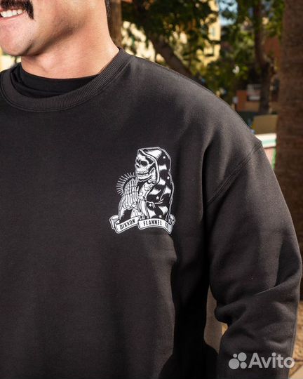 Свитшот dixxon santa muerte crewneck 3XL