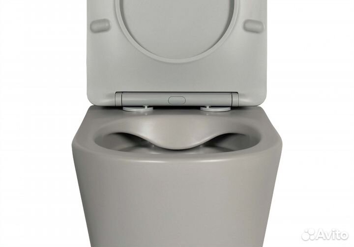 Унитаз подвесной Aquatek Вега серый. AQ1905-MG