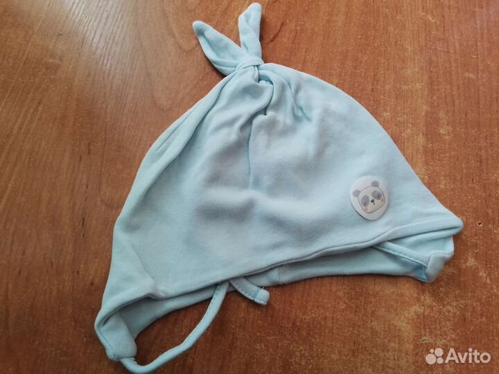 Шапки для мальчика 0-6 мес