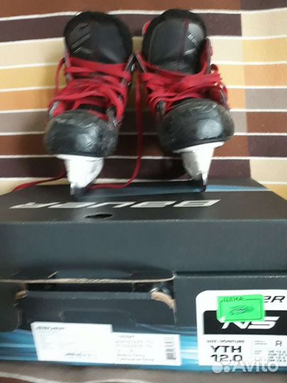 Хоккейные коньки bauer 31 р-р