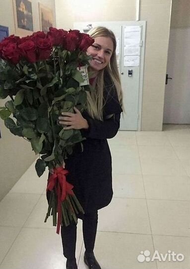 Высокие Розы Гиганты Доставка Круглосуточно