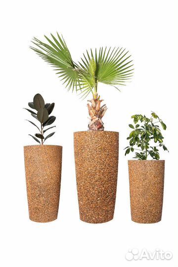 Кашпо из бетона в наличии и под заказ