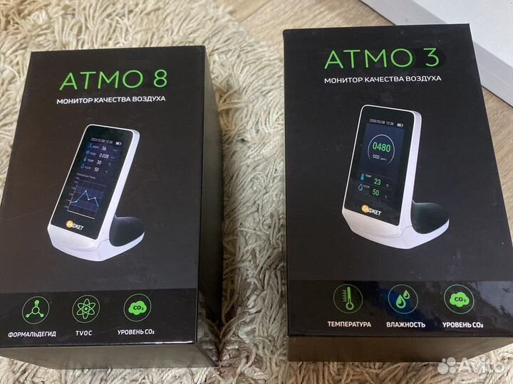 Монитор качества воздуха и углекислого газа 8 и 3