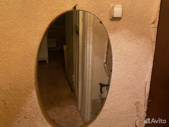 Зеркало овальное бу