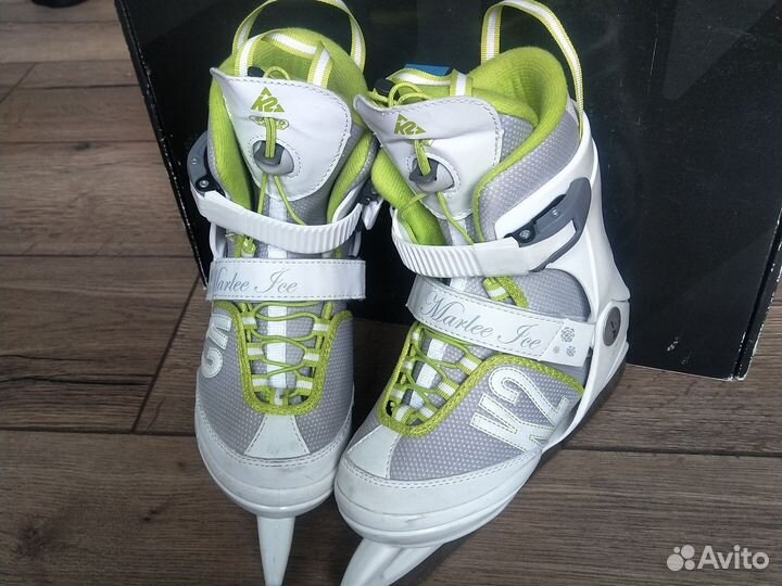 Коньки K2 Marlee Ice (32-37), Oxelo Ice Fit 3 (39)