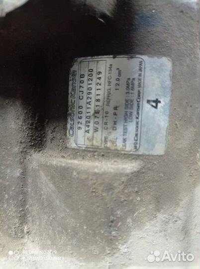 Компрессор кондиционера Nissan Note