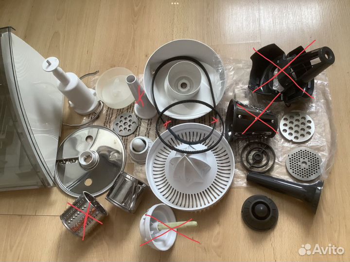 Кухонный комбайн, мясорубка Moulinex Запчасти