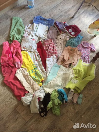 Пакетом вещи на девочку на 2 года
