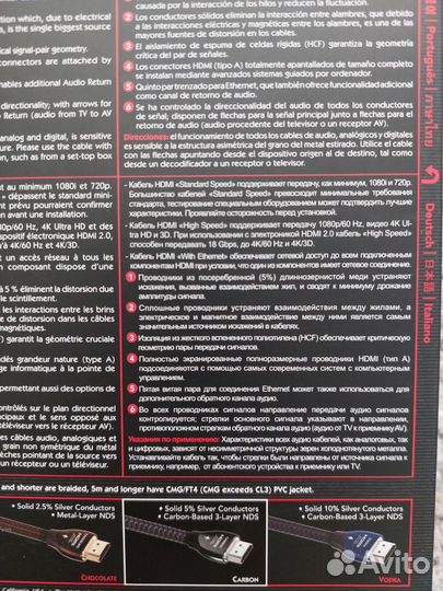 Кабель Audioquest Carbon Hdmi 1.5м