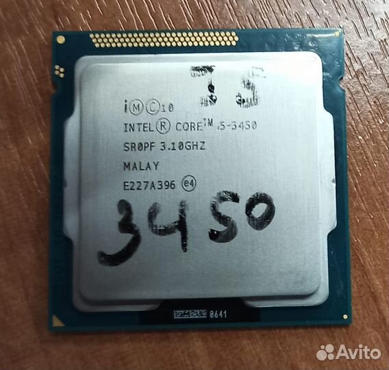 Процессор Intel Core i5-3450, socket: LGA1155