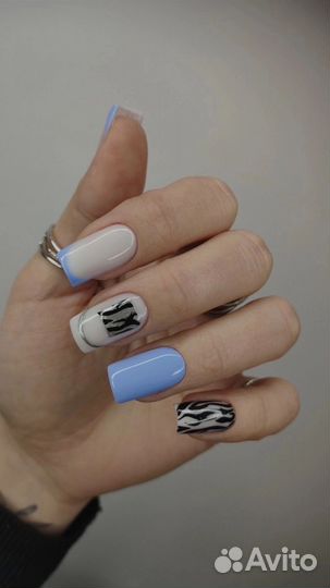 Маникюр наращивание