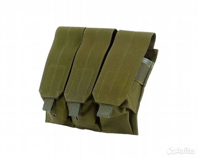 Подсумок тактический закрытый на 3 магазина