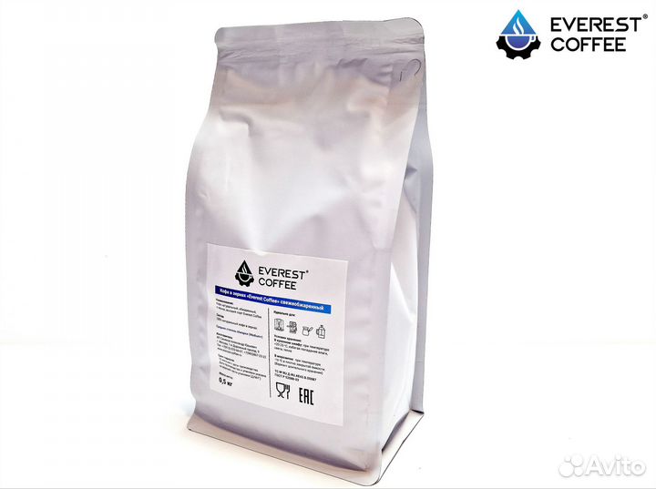 Кофе зерновой Everest Coffee Classic 500гр