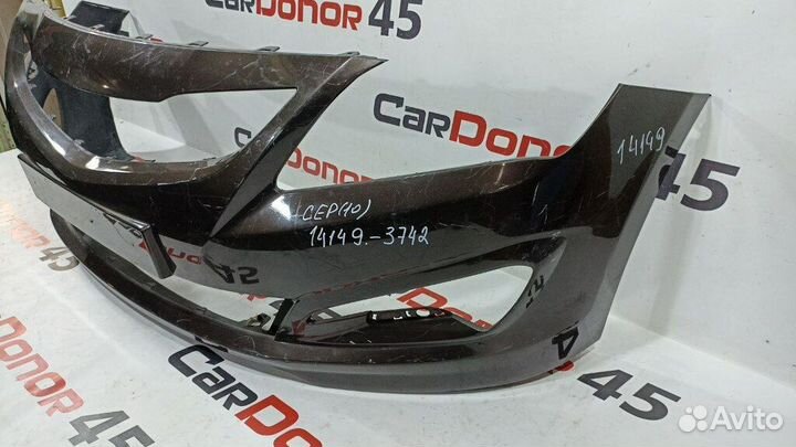 Бампер передний б/у для Hyundai Solaris (865114L50