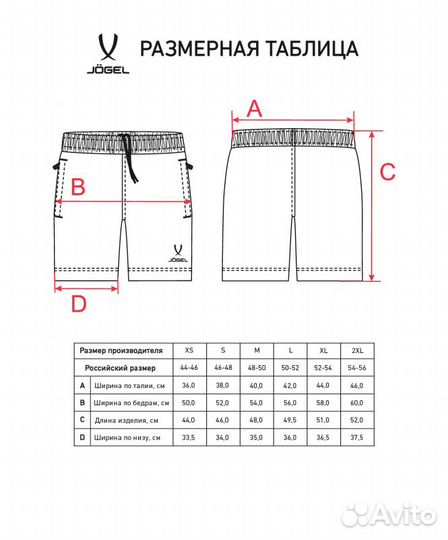 Шорты essential Athlete Shorts, серый, Jögel