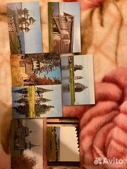 Открытки СССР чистые актеры города ленин