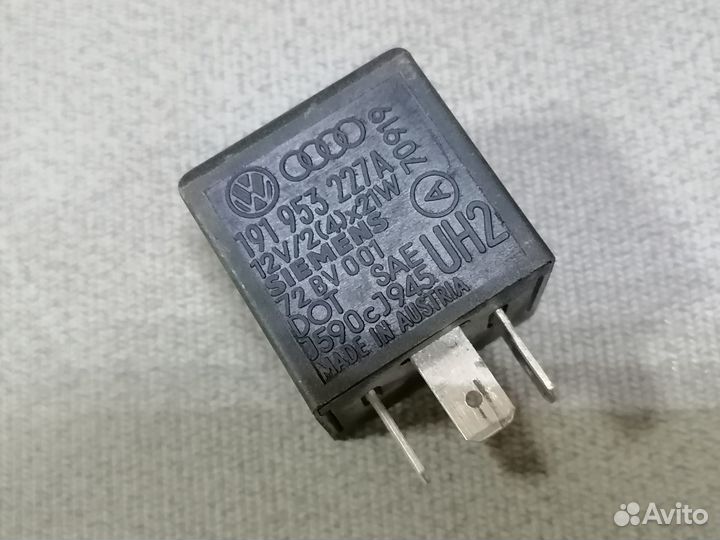 Реле 191953227a VW Golf II 1983-1992
