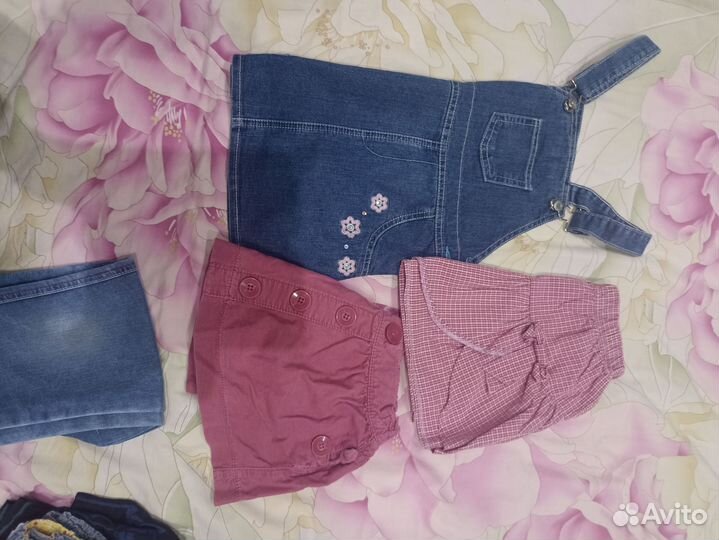 Вещи пакетом на девочку 122 128