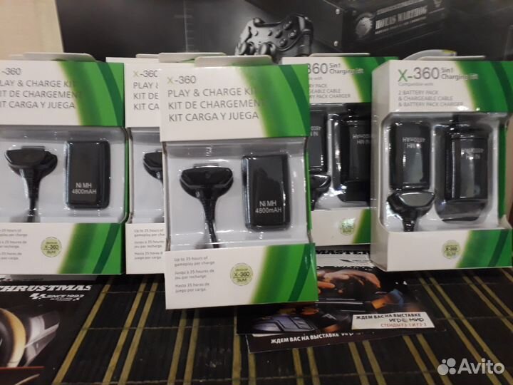 XBox 360 Аккумулятор, зарядка, кабель