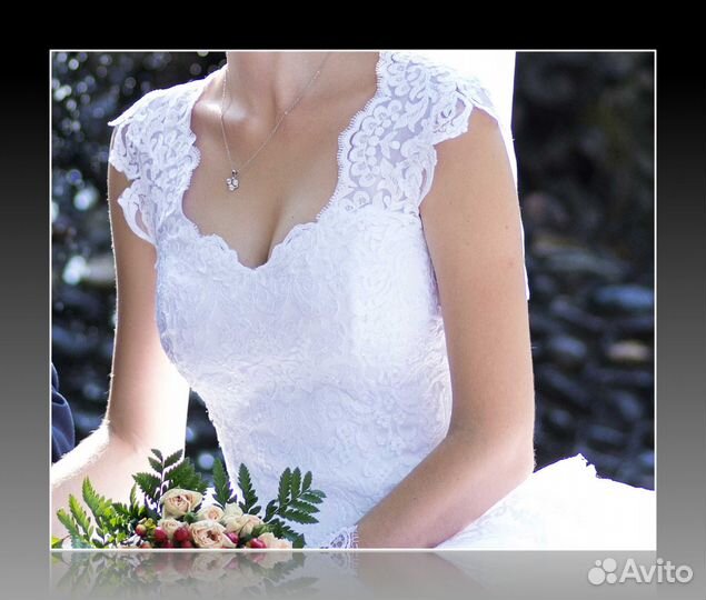 Свадебное платье белое