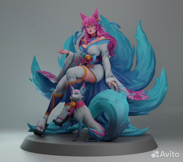 Коллекционная фигурка LOL skin sprite Blossom Ahri