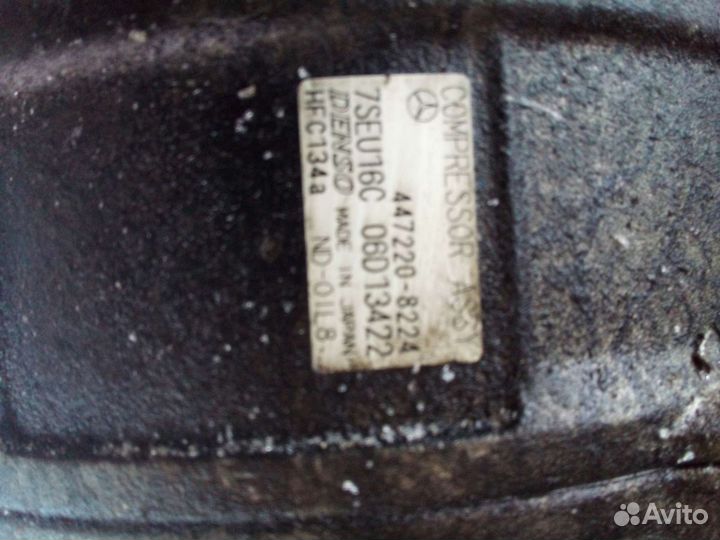 Компрессор кондиционера mercedes