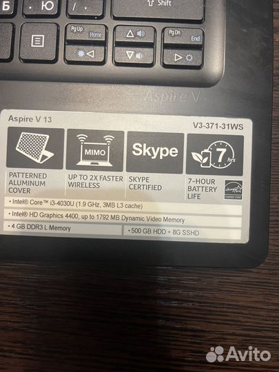 Ноутбук acer v3 371