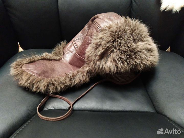 Шапка ушанка меховая