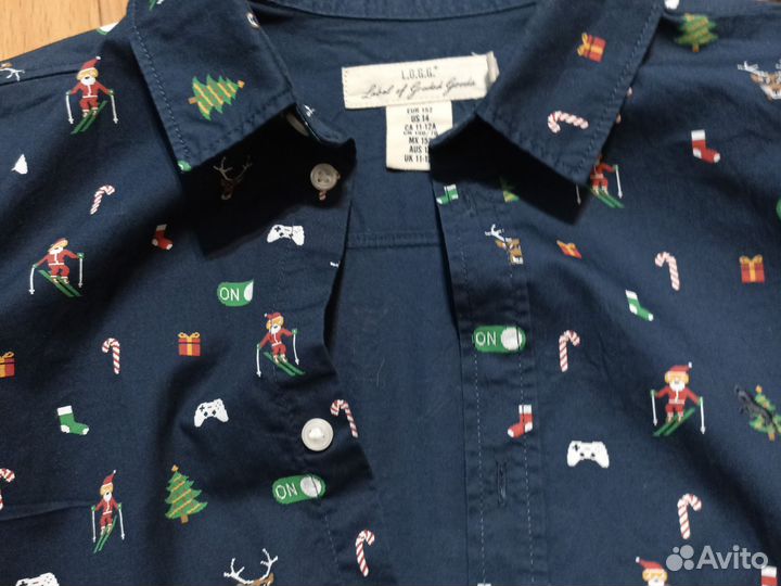 Рубашка h&m новый год