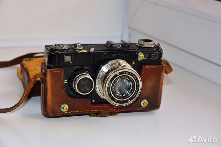 Contax I черный 1932 г. немецкий фотоаппарат