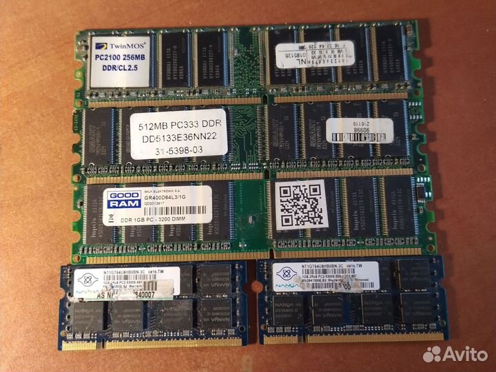 Оперативная память DDR 1
