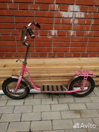 Самокат детский с большими колесами