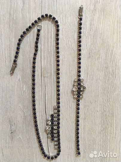 Колье и браслет. Винтаж 90-х СССР