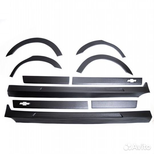 Пластиковые пороги арки накладкиChevrolet lanos