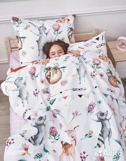 Детское постельное белье 1,5 поплин