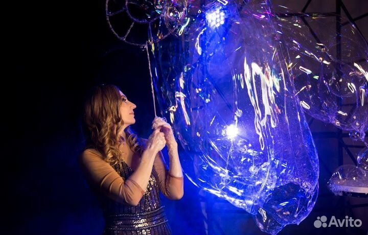 Шоу мыльных пузырей, Мыльное шоу