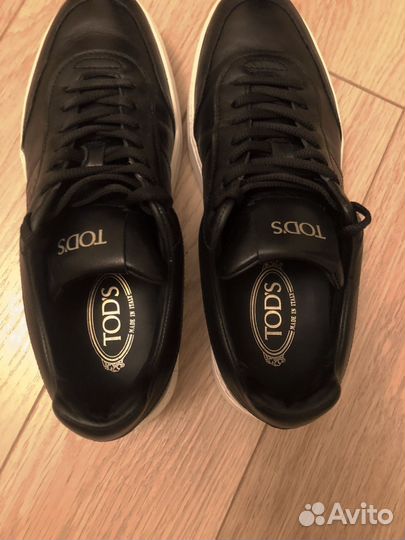 Мужские кожаные кеды TOD'S оригинал