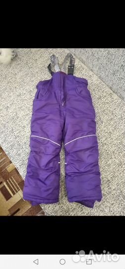 Зимний костюм для девочки