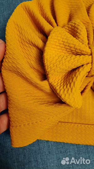 Шапка-тюрбан для девочки